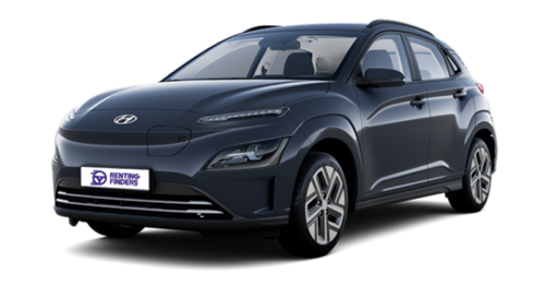 Renting Finders Hyundai Kona EV Premium Dark Knight Carro Elétrico SUV Automático