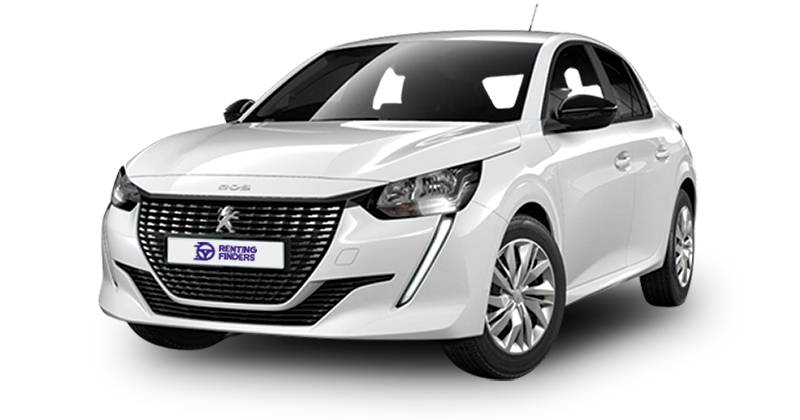 Peugeot 208 Active Pack BlueHDI Branco Banquise Branco Branquise Renting Finders Portugal