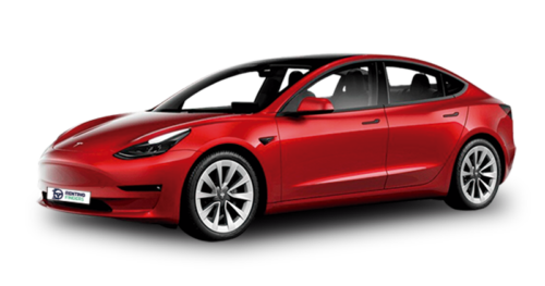 Renting Finders Tesla Model 3 Red Multicoat Carro Eletrico Variantes Sedan