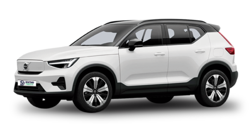 Renting Finders Volvo XC40 Recharge Twin Core AWD Crystal White Pearl SUV Carro Eletrico Variantes