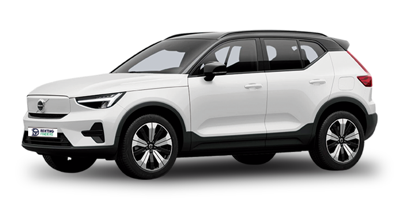 Renting Finders Volvo XC40 Recharge Twin Core AWD Crystal White Pearl SUV Carro Eletrico Variantes