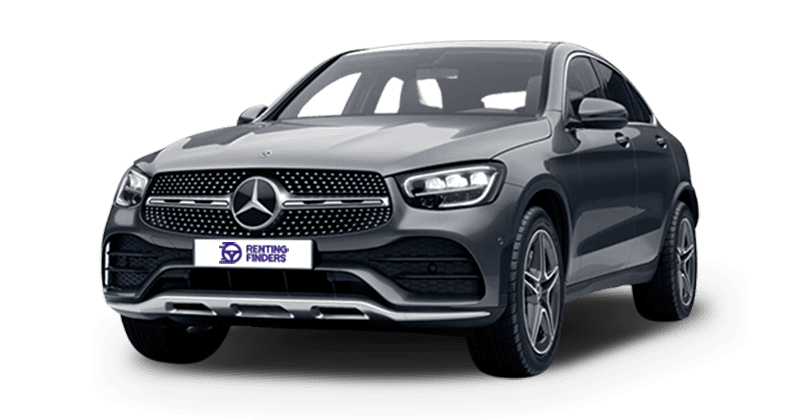 Mercedes Benz GLC Coupe Cinzento Selenite Renting Finders Portugal