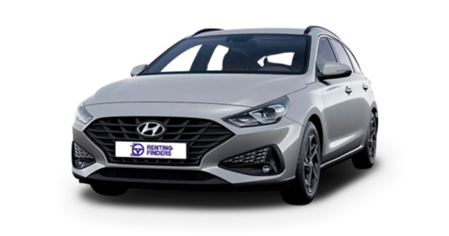 Hyundai i30 Station Wagon Shimmering Silver Renting Finders Portugal