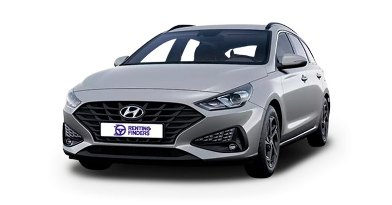 Hyundai i30 Station Wagon Shimmering Silver Renting Finders Portugal