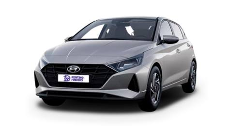 Hyundai i20 Style Sleek Silver Compacto Gasolina Manual Renting Finders Portugal