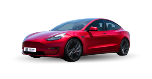 Tesla model y long range awd vermelho renting finders Portugal