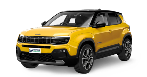 Jeep Avenger eletrico amarelo renting finders portugal